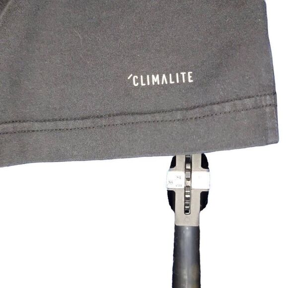 Adidas Men's Climalite Future Bos Crew-neck T-shirt Black Medium - Picture 6 of 10